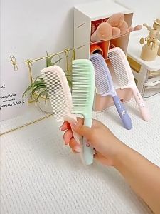 หวีพกพา ด้ามจับซิลิโคน ลายการ์ตูน หวีอเนกประสงค์ หวี ขนาด21cm หวีจัดแต่งทรงผม