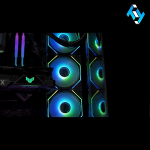 Jungle Leopard Prism 4 Ultra 12cm Fan Cooling Desktop Silent ARGB Divine Light Synchronous Unlimited Mirror