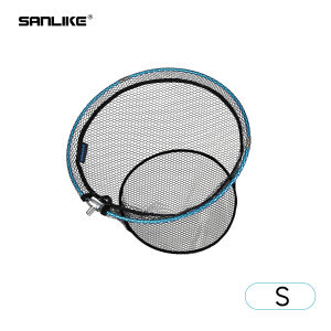 SANLIKE | SAN LIKE Folding Fishing Net Frame Rubber Net 12mm Screw Adapter Aluminum Frame Fishing Net Folding Bead Frame Large Dip Net