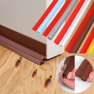 New Triple-Thick Self-Adhesive Door Bottom Weatherstripping Windproof Dust Insect Prevention for Home Window Sealing Strip