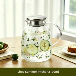 GIANXI | High Temperature Resistant Large Capacity Glass Pitcher