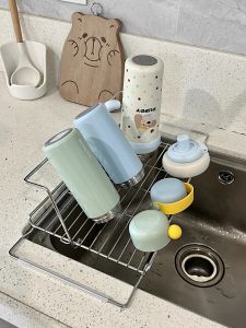 Giá Để Ly Bằng Thép Không Gỉ Có Thể Kéo Dài Giá Để Đồ Dùng Nhà Bếp Giá Để Cốc Đựng Nước Giá Để Cốc Rượu Vang Giá Để Đồ Ăn Nhẹ