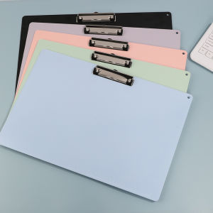 ShangHui A3 Horizontal Sketching Board Clip Morandi Plastic Folder Storage Student Writing Pad Hard Plastic Paper Organizer