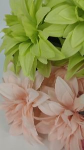 Bunga Krisan / Crisant Premium Jumbo SJ Cabang 5 Diamater 13 cm   Bunga Hias Plastik Import / Bunga Artificial / Dekorasi Pelaminan / Hiasan Bunga Mawar Rose Plastik