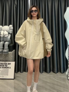 Casual Loose Dual Zipper Coat