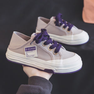 Autumn thinCanvasSlippers Women  S Half Slipsnake Shoes Pregnant Ladies Slip - on Purple Sneakers Low Impact Casual Shoes   