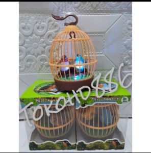 BRO1261 MAINAN BURUNG DALAM SANGKAR MUSIC HAPPY BIRD ( SENSOR TEPUK TANGAN ) BRO1260