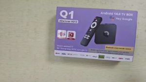 Q1 Very Fast Smart TV Box Android 16 Google Assistant Voice Remote Bluetooth 6.0 Dual Wifi 2.4G&5G 8GB 128GB 256GB Media Player