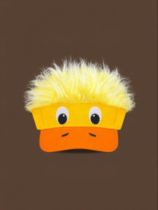 Funny Cartoon Duck Wig Cap Snapback Hat