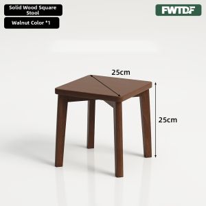 FWTDF | Sturdy Vintage Stackable Square Stool