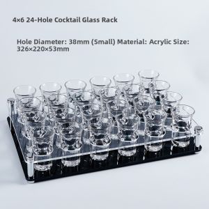 Bar Acrylic Shot Glass Holder