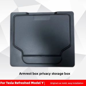 For Tesla Model 3 Y Model 3 Highland Model Y Juniper 1pc Car Center Console Storage Box Armrest Hidden Organizer Box Accessories