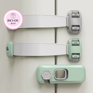 Khóa Tủ Lạnh Khóa Ngăn Kéo Nhựa ABS An Toàn Cho Bé