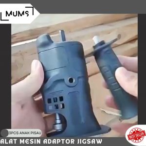 Bangun JA - Hiroki Adaptor Bor Reciprocating Jig Saw Gergaji Potong Kayu Besi AKR1