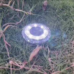 4/8/16PCS Solar Lights Outdoor 8 LED Solar Underground Lamp Spotlight Warm White Solar Buried Light for Yard Garden Lawn Pathway