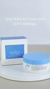 Kem Body Q.P Cosmétique 180g Dưỡng Trắng Nâng Tông Tức Thì – Mịn Da – Không Bết Dính