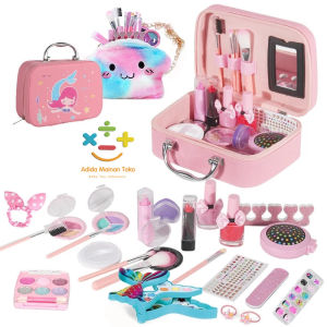 Mainan Anak Perempuan Bahan Alami Mermaid Anak Perempuan Makeup Nail Art Koper Mainan
