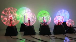 3/4/5/6/8In Magic Plasma Ball Lamp LED Night Light Touch Atmosphere Lights Christmas Party Bedroom Decor Kids Birthday Gift Toy