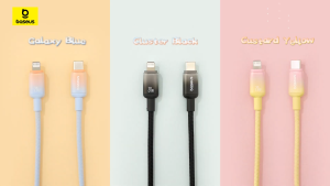 Cáp sạc nhanh Type C to Lightning Baseus Discolor Series Fast Charging Data Cable 20W