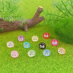 10-100Pcs Luminous Mini Resin Ghost Tree Elves Decorations Glow in The Dark Fairy Garden for Cake/Party Decor Glowing Miniature