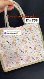 GROSIRAN OMYGOOSE TAS TOTE BAG WANITA / TAS TENTENG WANITA / TAS KANVAS / TOTE MOTIF / TAS BAHU / TFW 0209