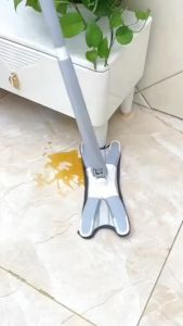 CÂY LAU NHÀ INOX CHỮ X XOAY 360° –Cán Dài 140cm –Miếng Lau Microfiber Lau Sàn Gỗ Sàn Gạch Siêu Sạch