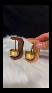 MlaDen กระดิ่งลมประตู วัสดุไม้ เตือนความจํา สไตล์ญี่ปุ่น สําหรับตกแต่งทางเข้าประตู