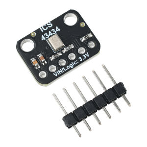 Aideepen | ICS-43434 MEMS Digital Microphone Module I2S DC 1.5V-3.6V Mini Microphone Module Breakout Low-Cost Low-Pass Filter Module