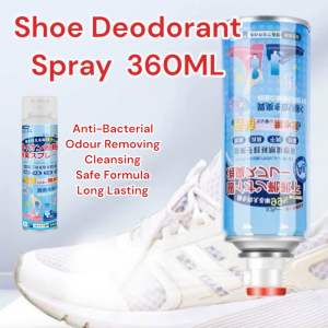 Shoe Deodorant Silver Ion Spray 360ml | Japan Tech Odour Removal Sterilise Anti  Bacterial Silver Ion Shoe Socks Freshener
