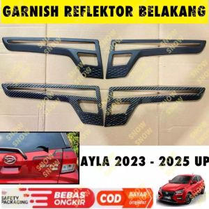 Garnish Reflektor Belakang Ayla 2023 2024 2025 ADS X Hitam Carbon