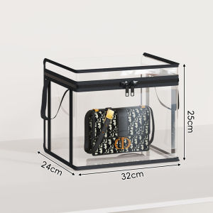 WUBUWEI | Dustproof Transparent Zipper Large Capacity Bag Storage Organizer