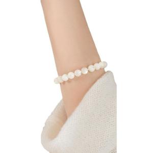 Natural White Shell Bracelet Handmade Polished Non-Fading Elastic Rope Womens Fashion Jewelry Fresh Style Bead Accessory