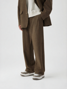 BODYDREAM | Textured Retro Wide Leg Pants for Men