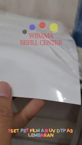 Pet Film UV DTF A3 Lembaran Premium