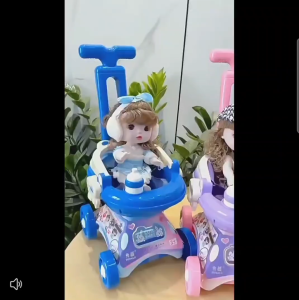 Childrens toys feeding house cart doll little girl early education toys for girls ages 3+ years old