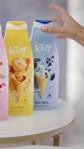 Combo 2 chai sữa tắm Keff hương kem bánh quy dung tích 500ml - Body Wash – Cookie Cream Ice Cream Scented