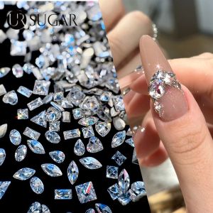 คลิกที่นี่เพื่อประเมินความงาม 50 ชิ้น เล็บเจลสีหวาน DIY สโตนแวววาว เครื่องประดับคริสตัล ที่เล่นออกแบบทำลูก ปัดตกแต่งความงาม