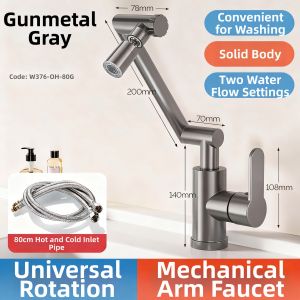 JIAYUN | Flexible Rotating Extendable Anti-splash Hot and Cold Water Faucet