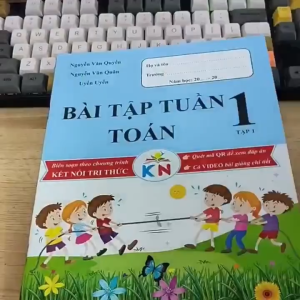 Sách - Bài Tập Tuần - Toán Lớp 1 - Tập 1 - Kết Nối (Qbooks)