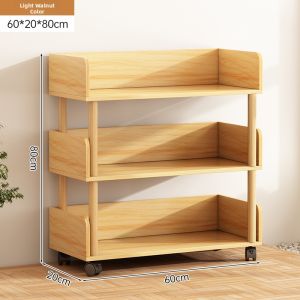 ZHUOHE | Movable Wall Shelf With Wheels