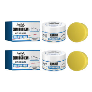 Shoes Cleaning Cream Powerful Removing Stubborn Stains Yellowing Deodorant Eco Friendly Whitening Multi-functional Shoes Cleaner