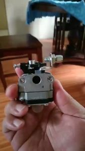 Scooter Brushcutter Carb Carburetor Power Tool 15mm Carburetor Kit For 40-5 43CC 47CC 49CC 50CC 2-Stroke Pocket Motorcycle Trimmer Cutter Chainsaw Gasoline Grass Trimmer Accessories