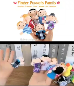 Boneka Jari Keluarga 6in1 Finger Puppets Family Mainan Edukasi Anak