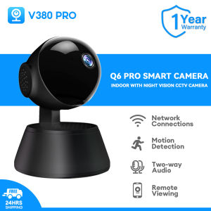 V380 PRO CCTV Camera Connect Cellphone HD 1080P 360 Degree Panoramic 2.4G Wireless Connection Mini Portable Indoor Night Vision Baby Monitor Voice Connection To Mobile Phone Q6 PRO CCTV Camera