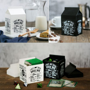 Milk Carton Card Box Magic: The Gathering MTG Game Wang Baokemeng Ptcg Commander EDH Melting Key Secret Land 100 + Sheets