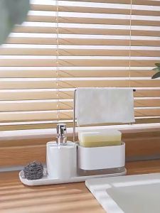 Hộp Đựng Nước Rửa Chén Modeco - Nhả Nước Rửa Bát Tự Động Bình Đựng Nước Rửa Tay mẫu mới 2024 Nhựa ABS Cao Cấp