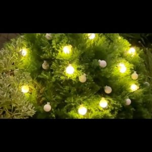 8 Mode Solar Lights LED Fairy String Lights Crystal Ball Bubble Star  Decorative Waterproof Christmas Lights