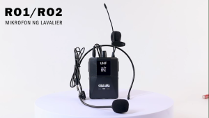 SHALANRA R01/R02 UHF wireless Head-worn microphone with transmitter receiver LED digital display waist pack transmitter suitable for teaching speech performance Audio
