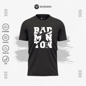 Madaha Kaos Baju Dry fit Jersey Olahraga Badminton Bulutangkis