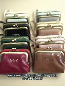 Baellerry | Baellerry Handheld Womens Zipper Coin Purse Multi-functional Card Holder No Odor Item Storage Accordion Mini Wallet